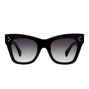 Celine Polarized Cat Eye Sunglasses Women OS Black Gray Italy Luxury Designer